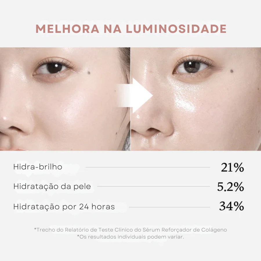 Sérum coreano Medicube com colágeno hidrolisado e ceramidas para fortalecer a barreira da pele.