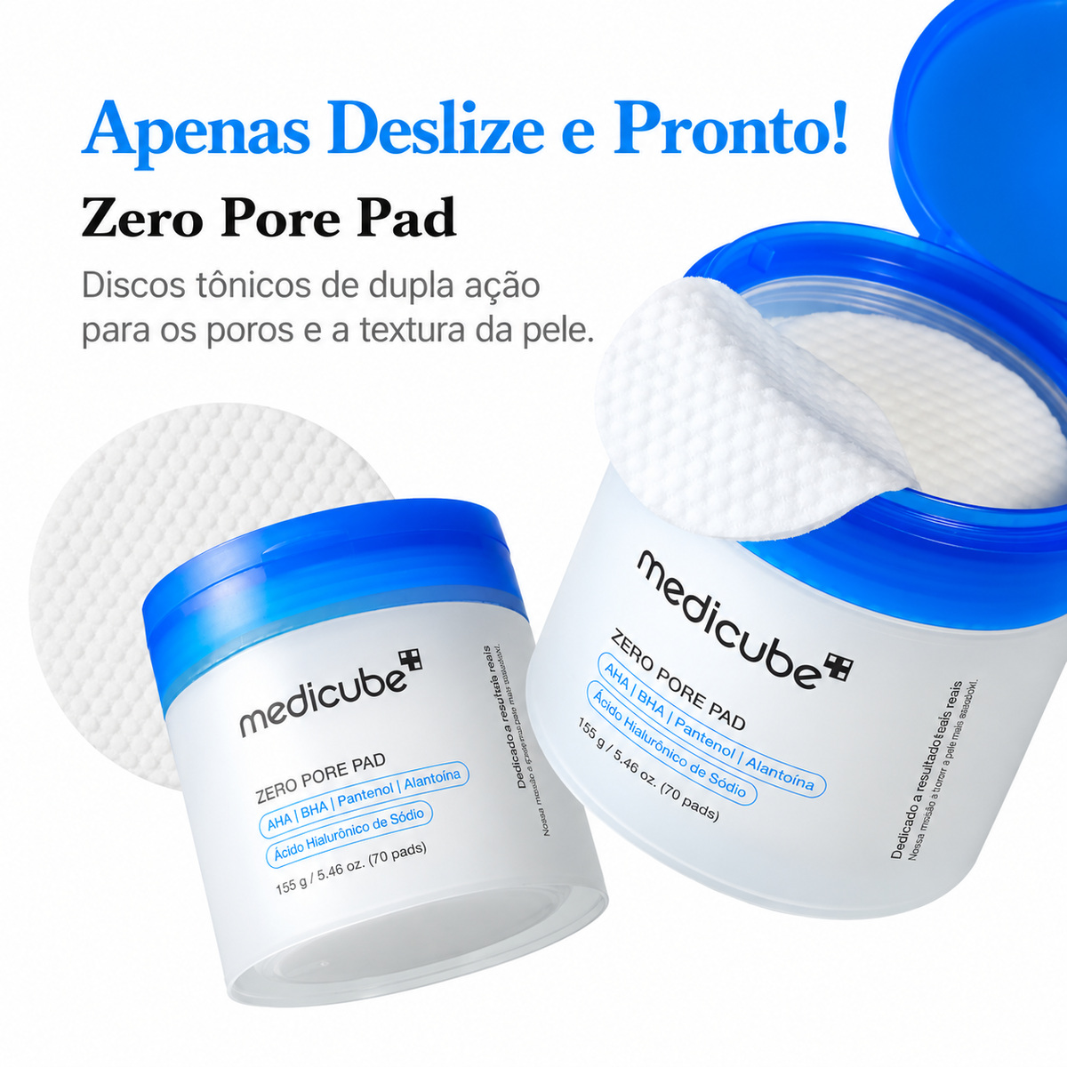 Kit Trio Medicube Clareamento, Limpeza de Poros e Proteção Solar - Dermora