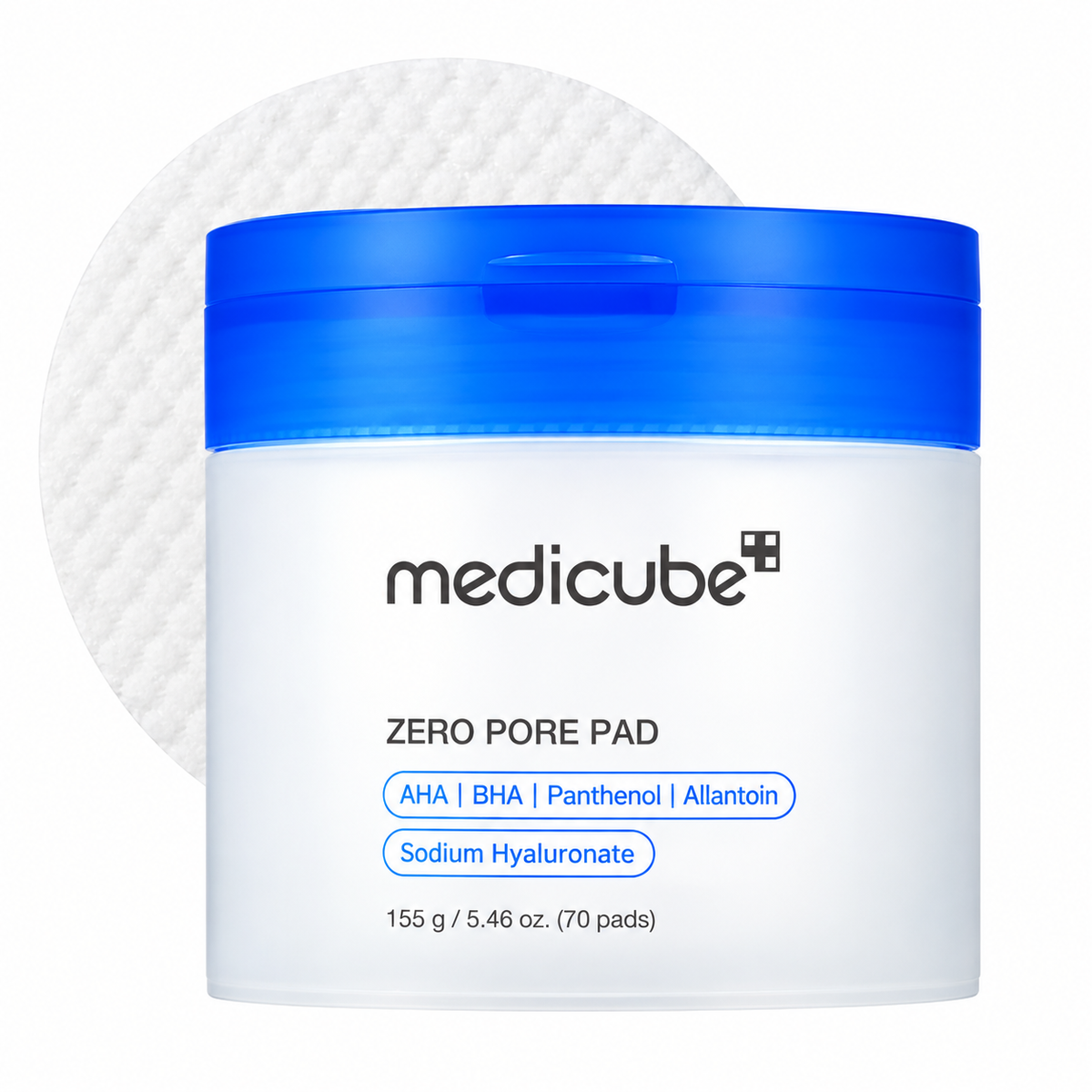 Discos Tonificantes Medicube Zero Pore Pad | Poros Limpos e Pele Mais Uniforme - Dermora