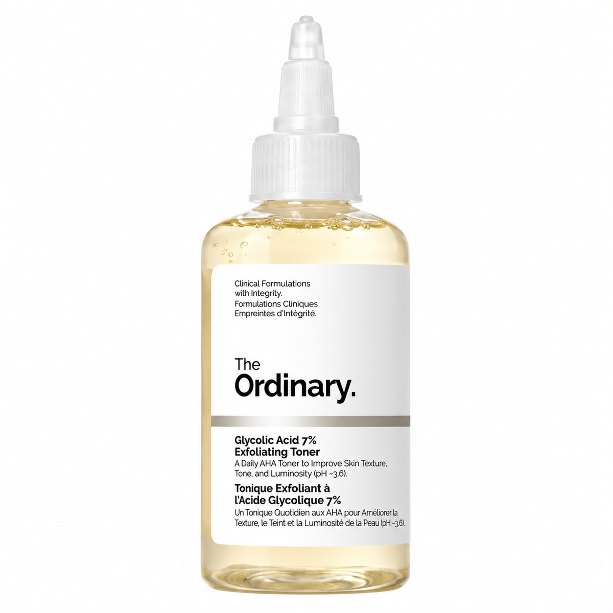 Tônico Esfoliante Ácido Glicólico 7% The Ordinary | Textura da Pele Mais Uniforme - Dermora