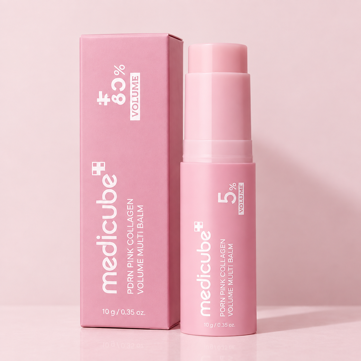 Medicube PDRN Pink Collagen balm facial em stick