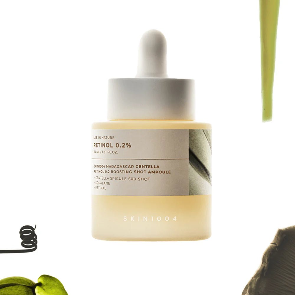 Ampola de Retinol 0,2% SKIN1004 | Firmeza, Elasticidade e Textura Uniforme - Dermora