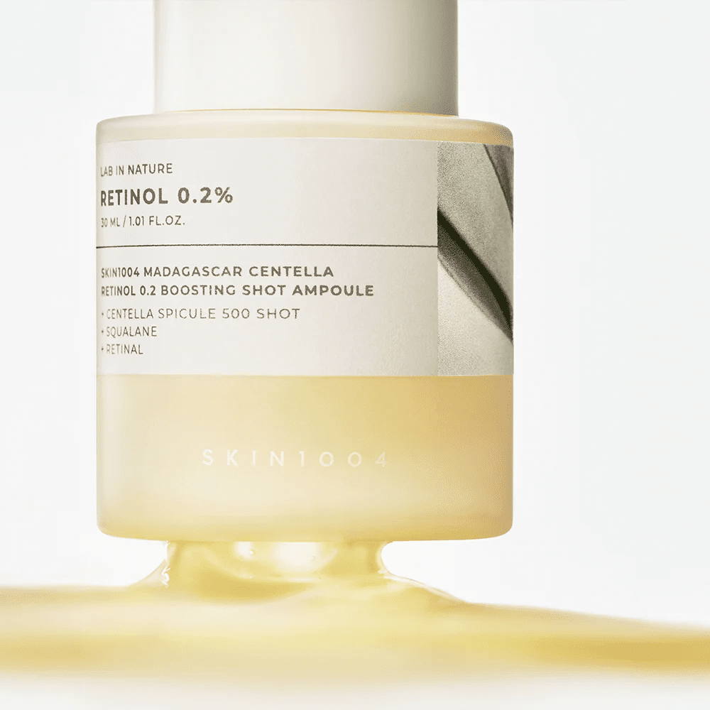 Ampola de Retinol 0,2% SKIN1004 | Firmeza, Elasticidade e Textura Uniforme - Dermora