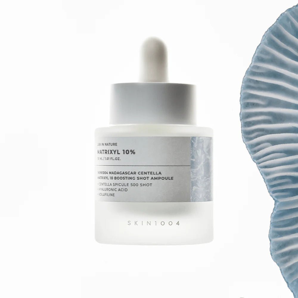 Ampola Matrixyl 10% SKIN1004 | Firmeza, Hidratação e Efeito Preenchedor - Dermora