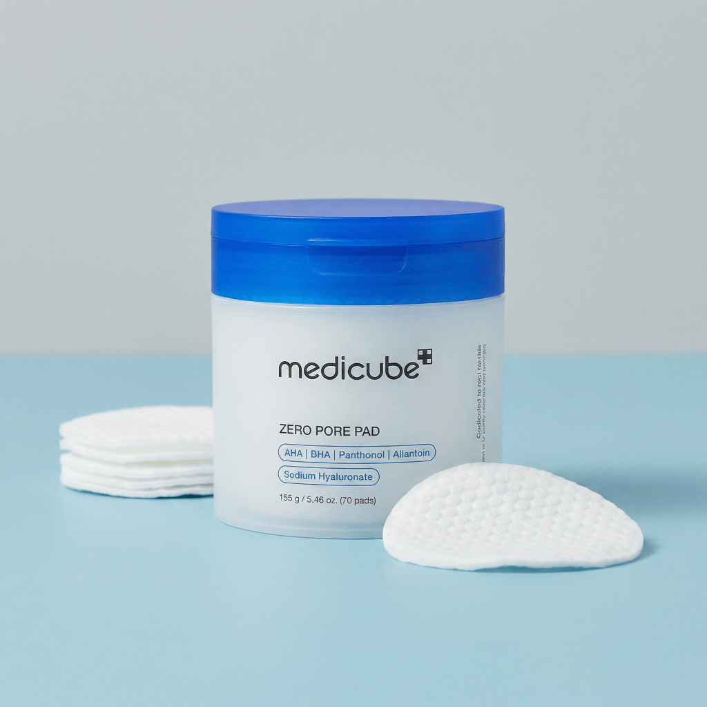 Discos Tonificantes Medicube Zero Pore Pad | Poros Limpos e Pele Mais Uniforme - Dermora