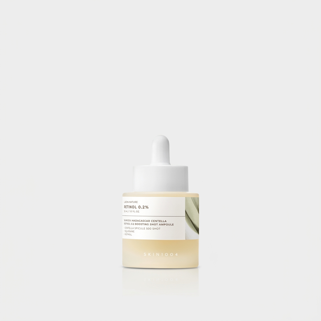 Ampola de Retinol 0,2% SKIN1004 | Firmeza, Elasticidade e Textura Uniforme - Dermora