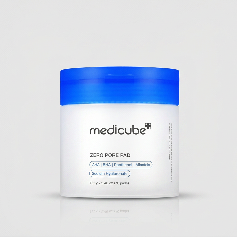 Discos Tonificantes Medicube Zero Pore Pad | Poros Limpos e Pele Mais Uniforme - Dermora