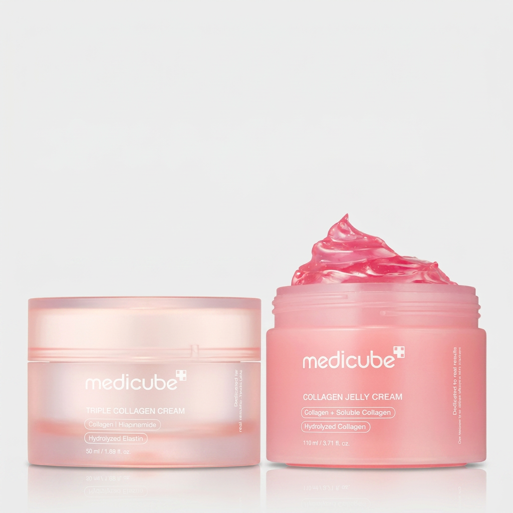 Kit Medicube Collagen Swirl Duo com Colágeno e Niacinamida - Dermora
