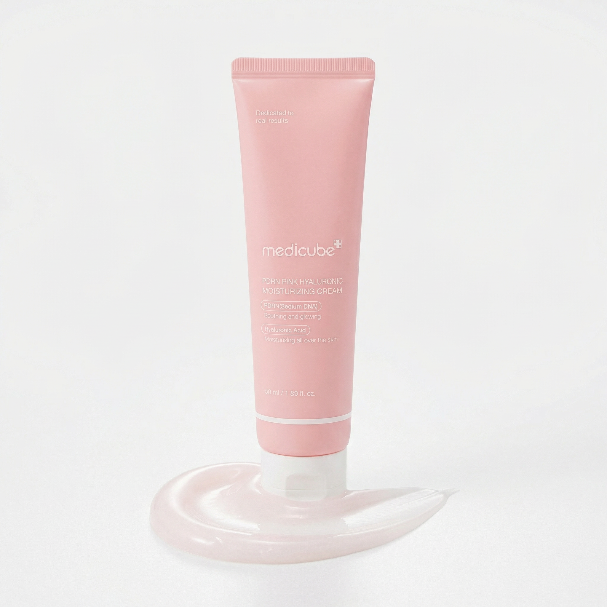 Hidratante facial Medicube com ácido hialurônico e niacinamida para pele saudável e uniforme