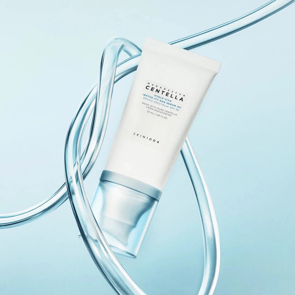 Protetor Solar Facial em Sérum SKIN1004 | Leve, Hidratante e Sem Resíduo Branco - Dermora
