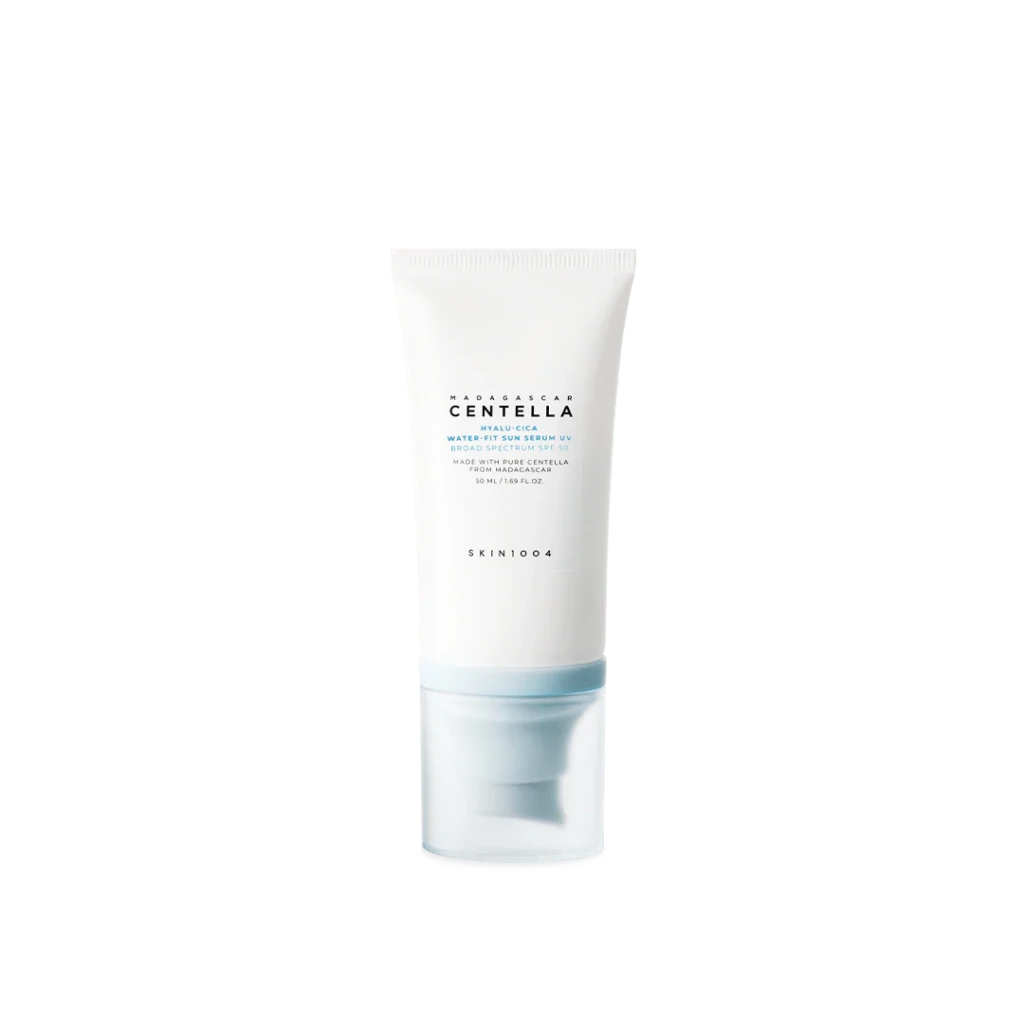 Protetor Solar Facial em Sérum SKIN1004 | Leve, Hidratante e Sem Resíduo Branco - Dermora