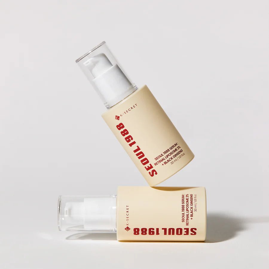 Sérum com Retinal 2% e Ginseng Preto K - Secret Seoul 1988 | Cuidado Antissinais - Dermora