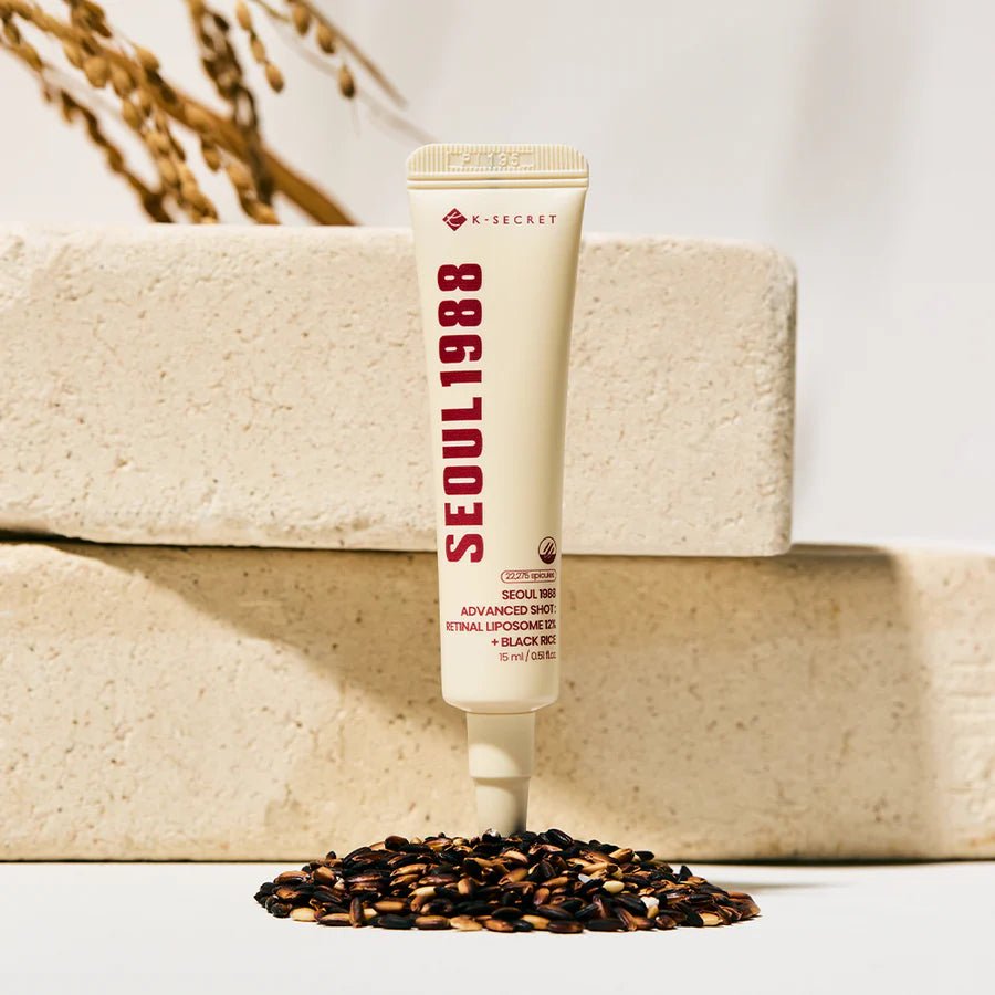 Sérum Facial K Secret Seoul 1988 Dose Avançada Lipossoma de Retinal 12% + Arroz Preto - Dermora