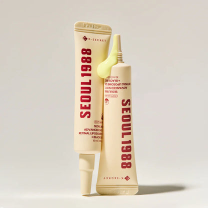 Fórmula avançada com retinal e extrato de arroz preto que auxilia na elasticidade da pele e na melhora da aparência de poros e manchas.