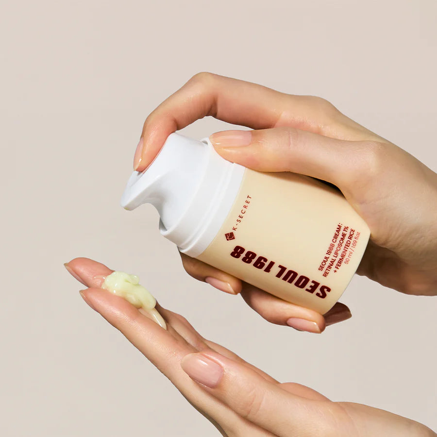 Creme Coreano com Retinal 1% para Textura e Luminosidade