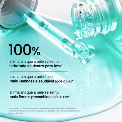 Cor verde esmeralda natural do sérum PDRN Anua