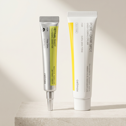 Kit Celimax Vita A Retinal Shot + Creme TXA para Manchas e Poros