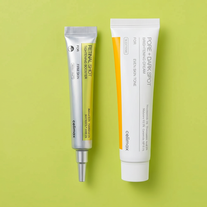 Kit Celimax Vita A Retinal Shot + Creme TXA para Manchas e Poros - Dermora