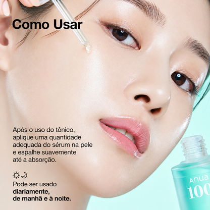 Sérum hidratante Anua PDRN para pele com efeito glass skin