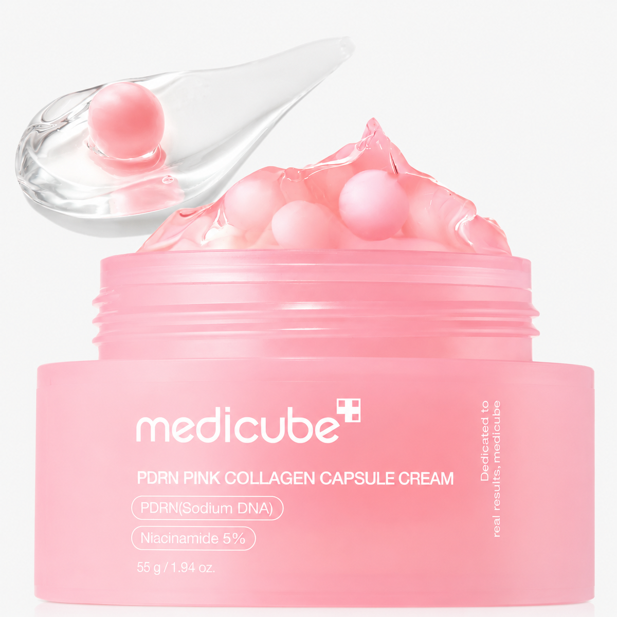 Creme Medicube PDRN Colágeno Rosa 