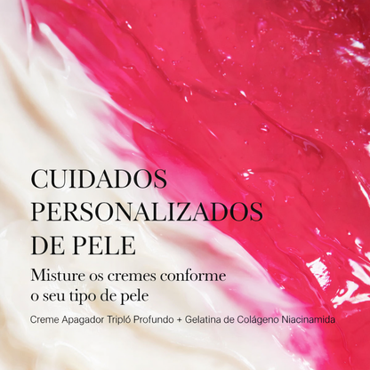 Kit facial Medicube Collagen Swirl Duo para pele mais firme, hidratada e com aparência saudável.