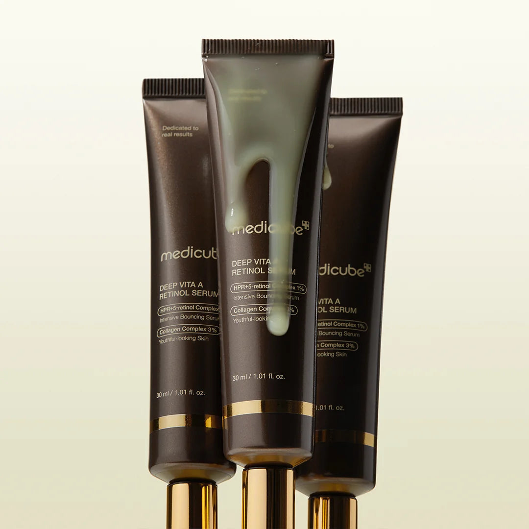 Textura do sérum de retinol Medicube com bakuchiol