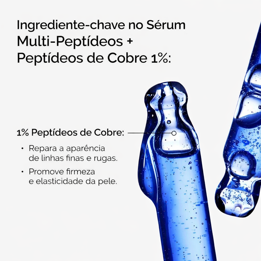 Sérum antienvelhecimento – hidratação, firmeza e elasticidade.