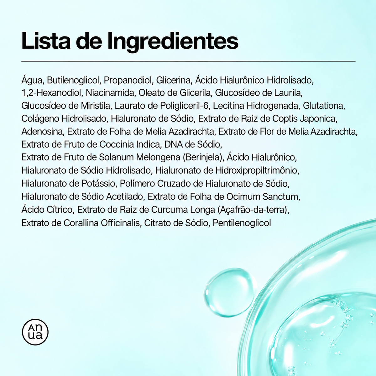 Sérum coreano Anua PDRN para pele desidratada e sem viço