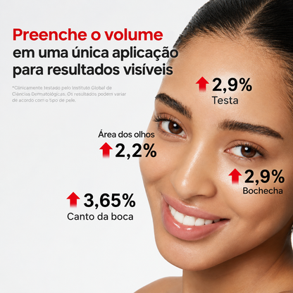 Aplicação do sérum Medicube EGF NAD+ no rosto