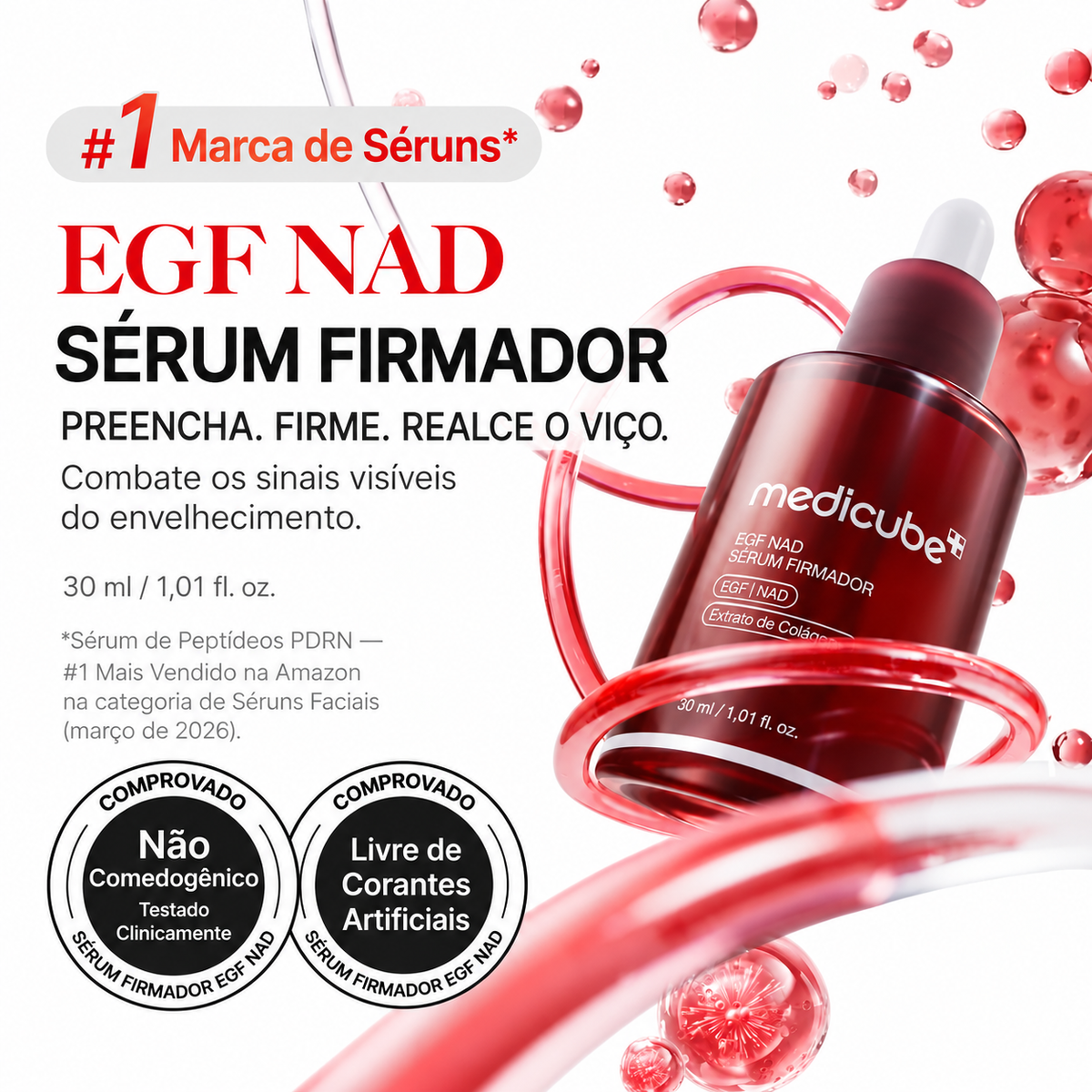 Sérum anti-idade Medicube EGF NAD+ frasco frente