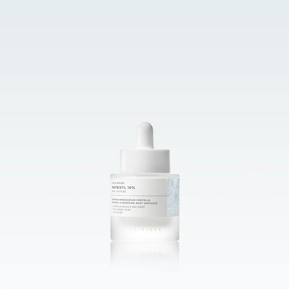 Ampola Matrixyl 10% SKIN1004 | Firmeza, Hidratação e Efeito Preenchedor - Dermora