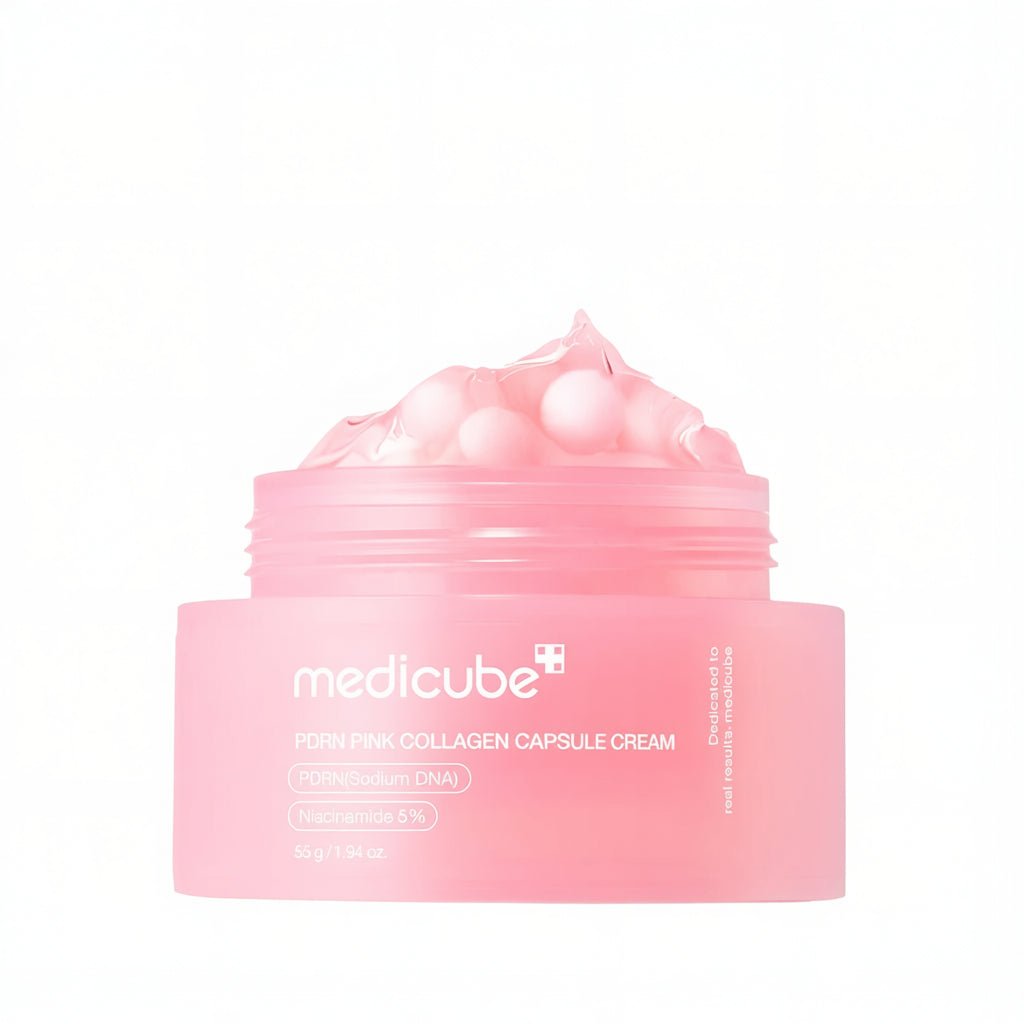 Creme Medicube PDRN Colágeno Rosa | Luminosidade e Tom Uniforme - Dermora