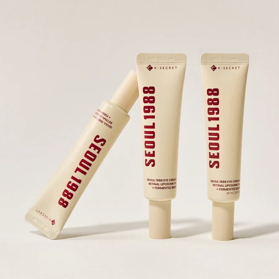 Creme para Olhos com Retinal 4% K - Secret Seoul 1988 – Cuidado Antissinais e Iluminador - Dermora