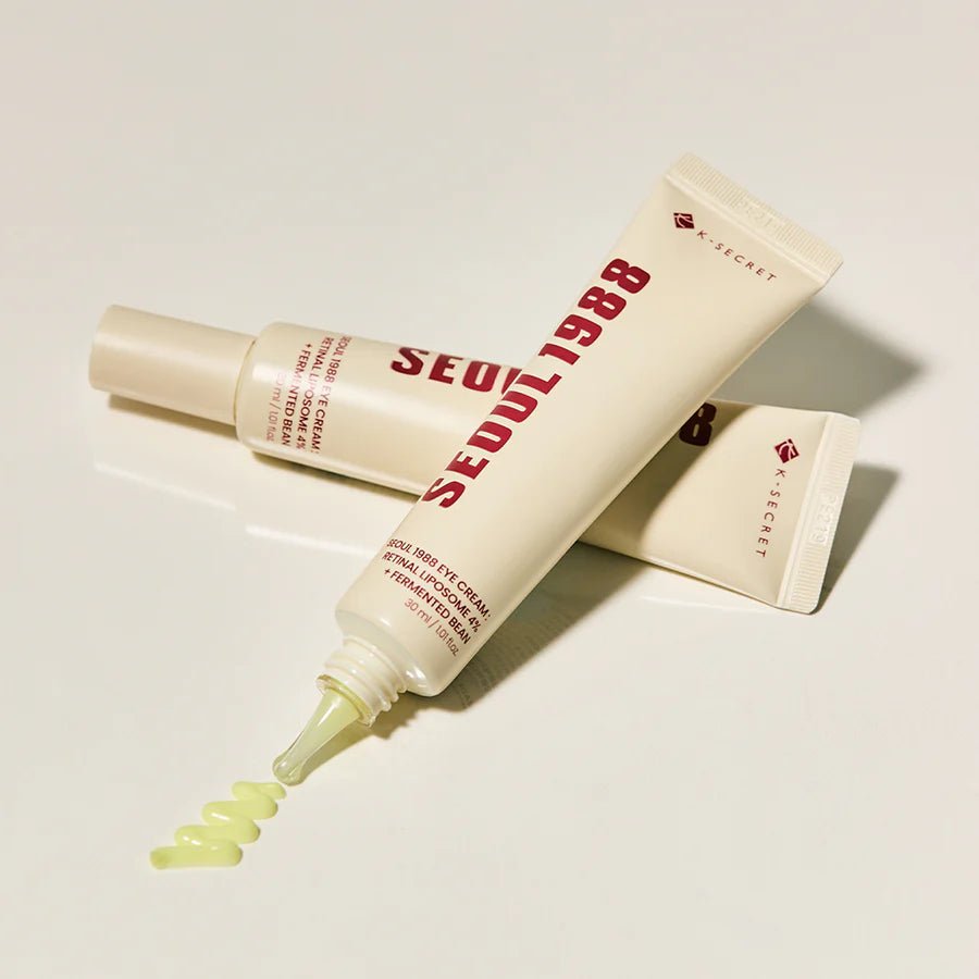 Creme para Olhos com Retinal 4% K - Secret Seoul 1988 – Cuidado Antissinais e Iluminador - Dermora