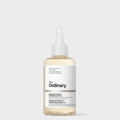 Tônico Esfoliante Ácido Glicólico 7% The Ordinary | Textura da Pele Mais Uniforme - Dermora