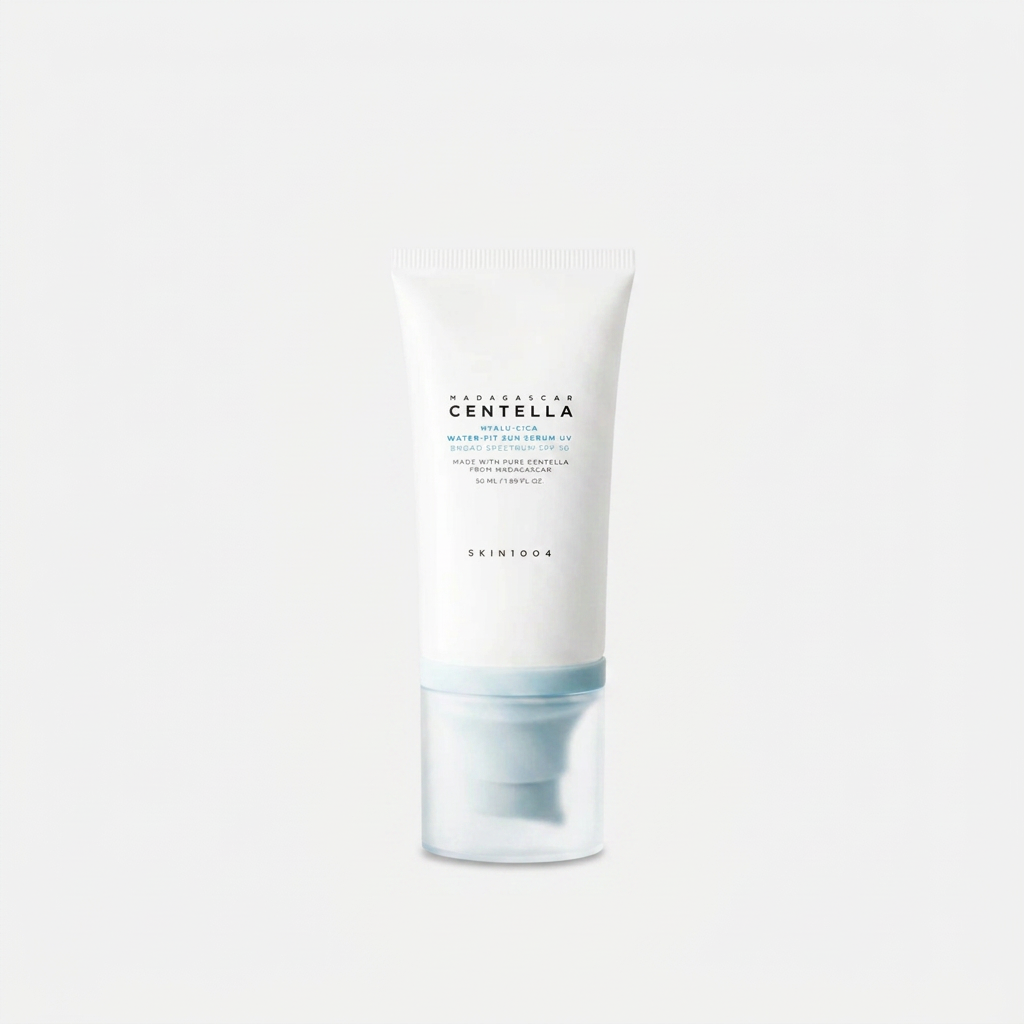 Protetor Solar Facial em Sérum SKIN1004 | Leve, Hidratante e Sem Resíduo Branco - Dermora