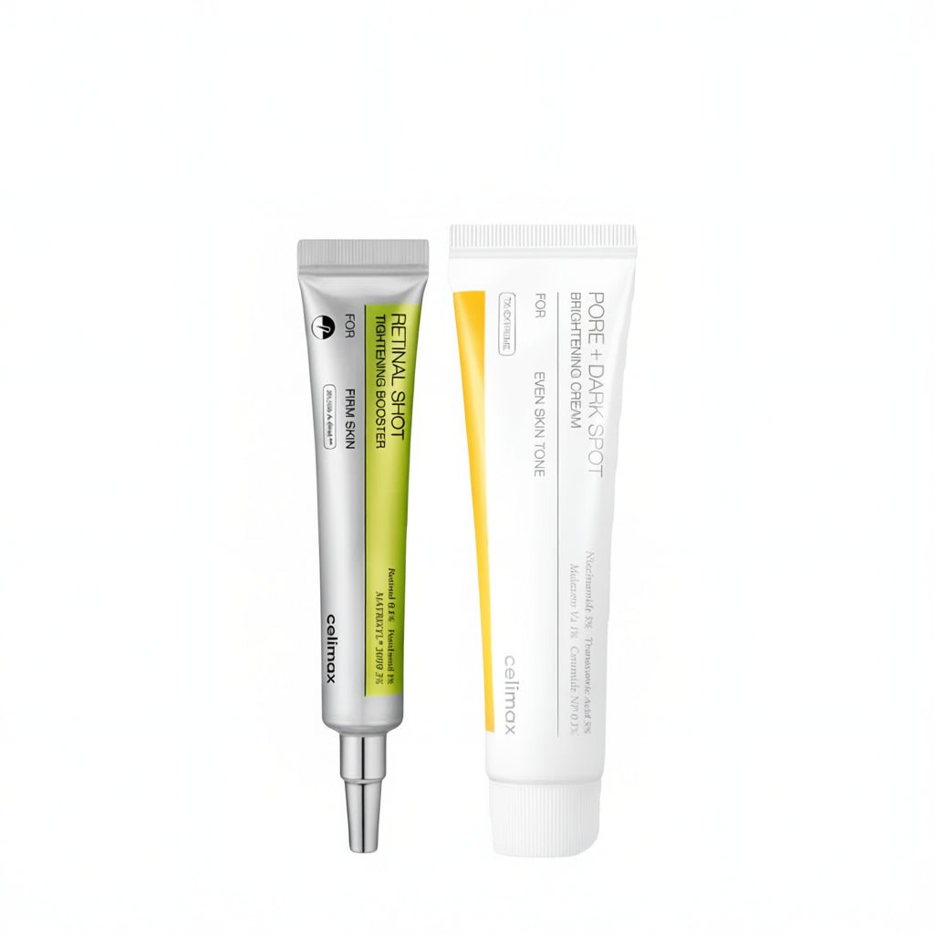 Kit Celimax Vita A Retinal Shot + Creme TXA para Manchas e Poros - Dermora