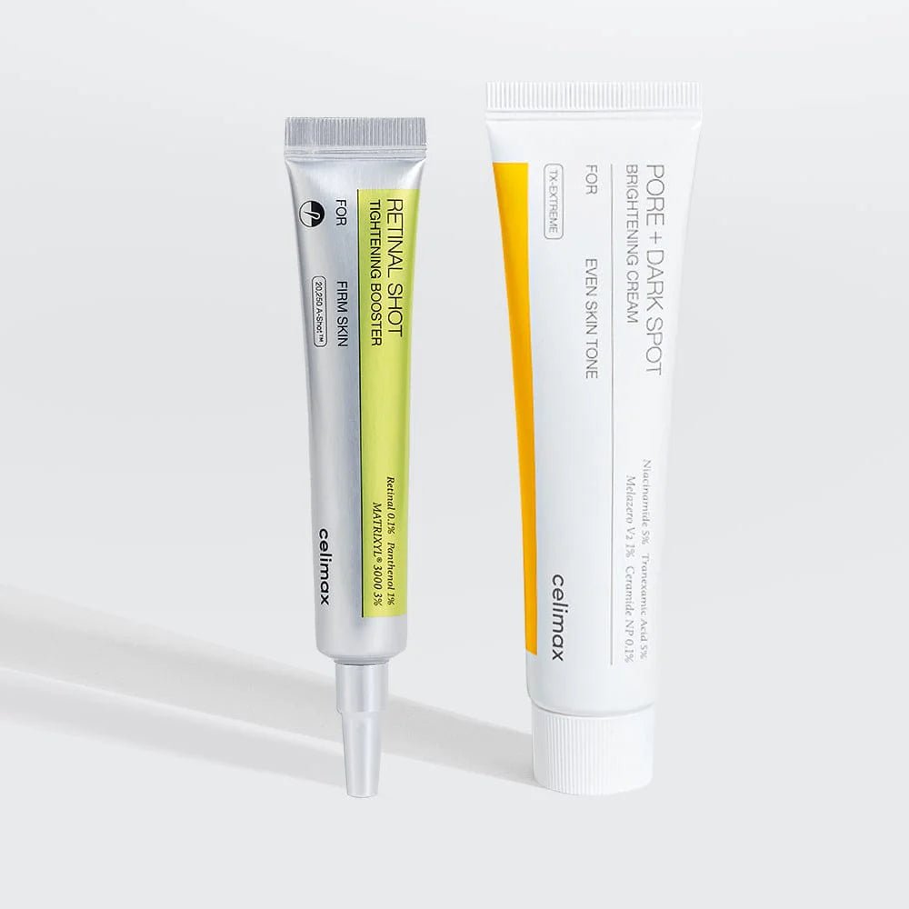 Kit Celimax Vita A Retinal Shot + Creme TXA para Manchas e Poros - Dermora
