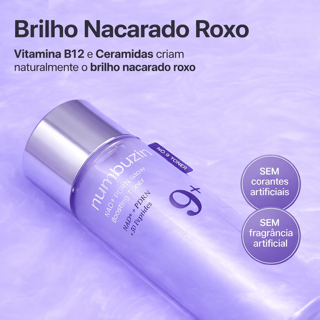 Kit Numbuzin No.9 NAD+ Bio Lift – Essência Firmadora + Tônico Iluminador - Dermora