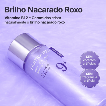 Kit Numbuzin No.9 NAD+ Bio Lift – Essência Firmadora + Tônico Iluminador - Dermora