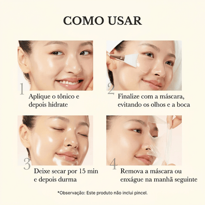 Máscara Noturna Medicube Ácido Kójico e Cúrcuma para Glow - Dermora