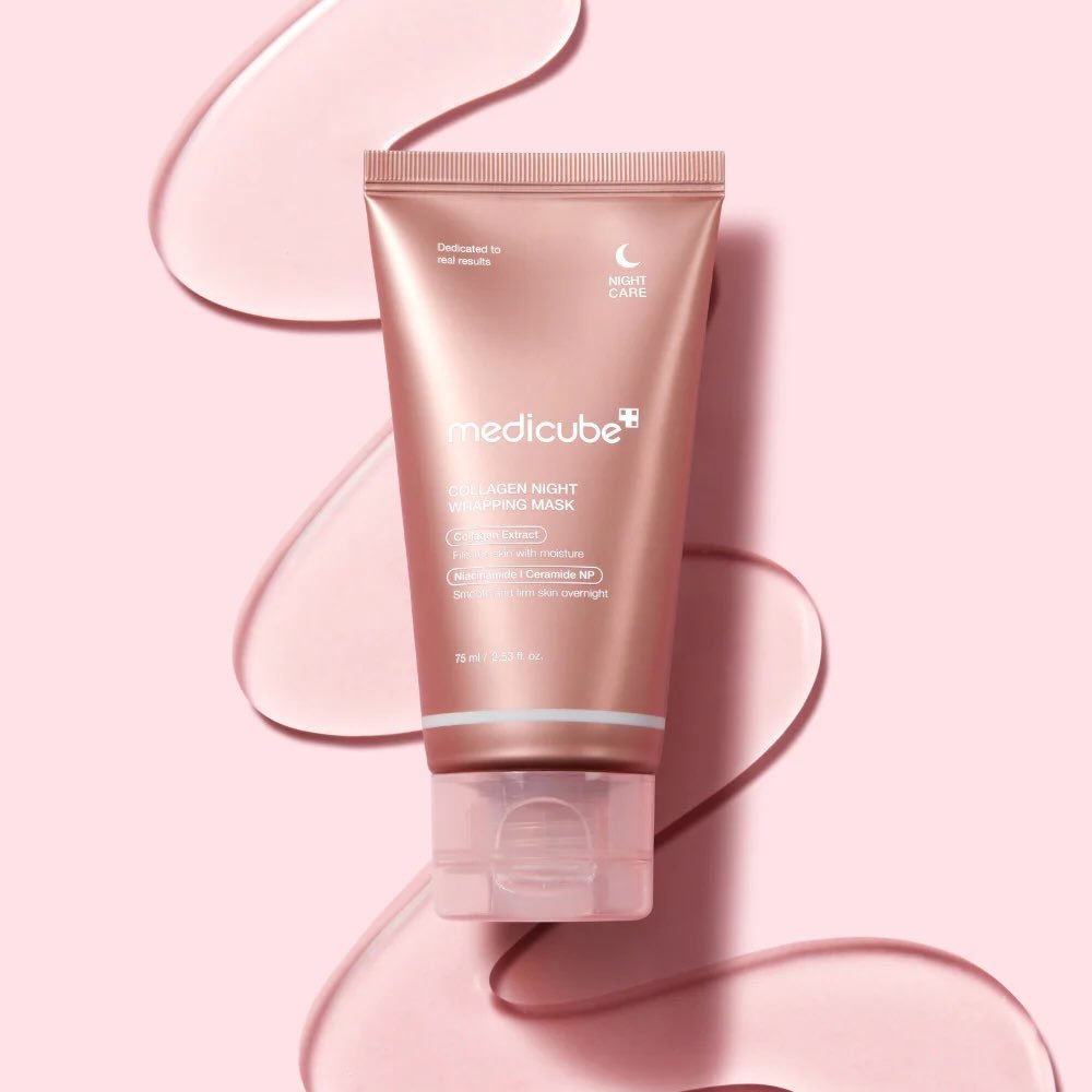 Máscara Noturna Medicube Colágeno – Elasticidade e Hidratação - Dermora
