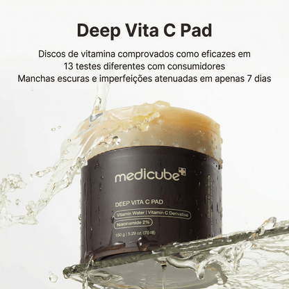 Medicube Discos de Vitamina C para Manchas e Iluminação da Pele - Dermora