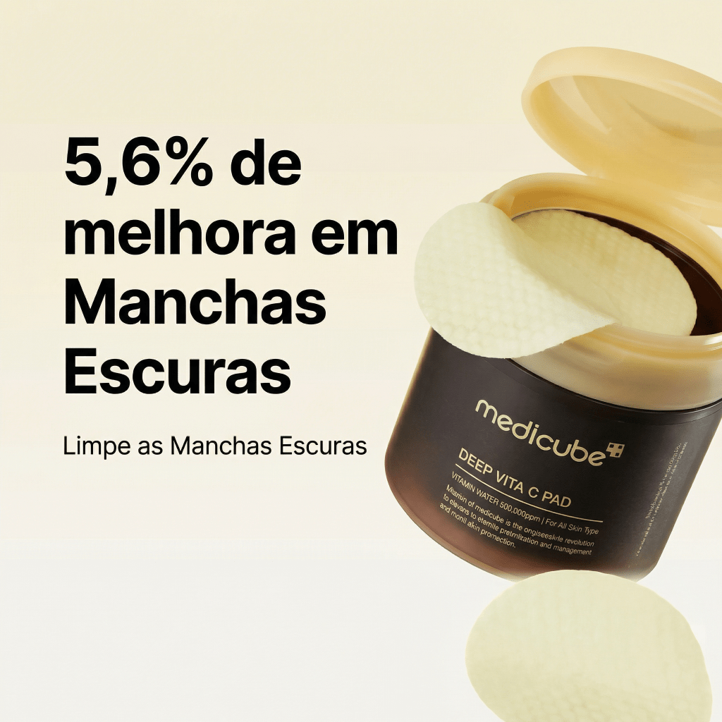 Medicube Discos de Vitamina C para Manchas e Iluminação da Pele - Dermora