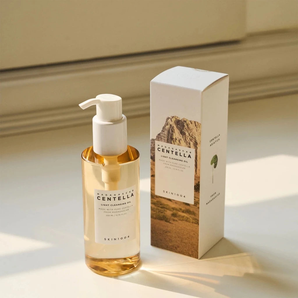 Óleo de Limpeza Leve Centella SKIN1004 | Remove Maquiagem e Protetor Solar - Dermora