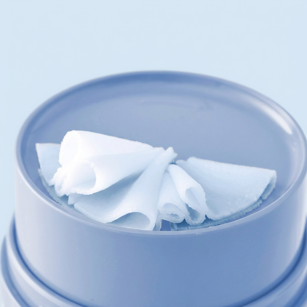 Limpador facial em balm com textura inovadora tipo sorvete para uso higiênico