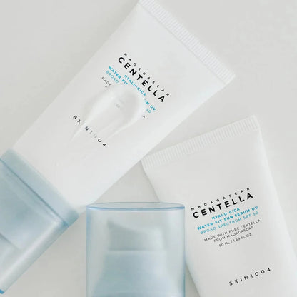 Protetor Solar Facial em Sérum SKIN1004 | Leve, Hidratante e Sem Resíduo Branco - Dermora