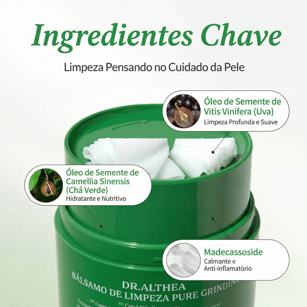 Pure Grinding Cleansing Balm Bálsamo de Limpeza Facial Dr. Althea - Dermora