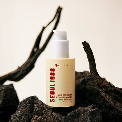 Sérum com Retinal 2% e Ginseng Preto K - Secret Seoul 1988 | Cuidado Antissinais - Dermora