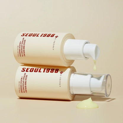 Sérum com Retinal 2% e Ginseng Preto K - Secret Seoul 1988 | Cuidado Antissinais - Dermora